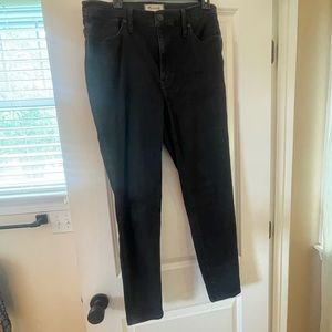Madewell Black High Rise Skinny Jeans
